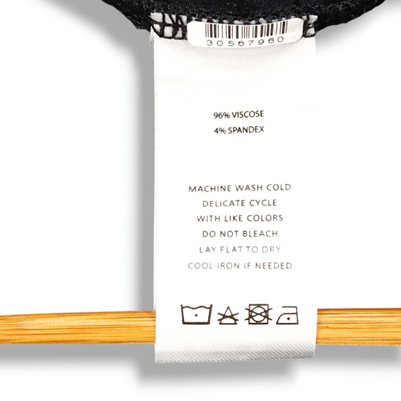 EUC Lilla P Double V-Neck Oversized Stretch Jersey Maxi Dress Sz. XL [14] Black - Picture 4 of 7